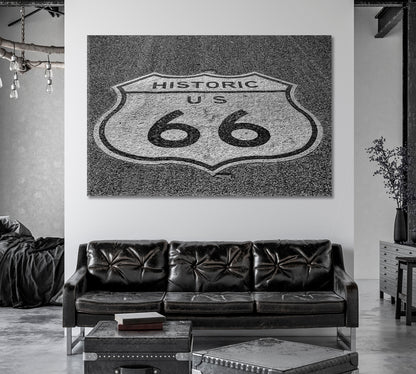 Route 66 Kingman Arizona USA Canvas Print-Canvas Print-CetArt-1 Panel-24x16 inches-CetArt