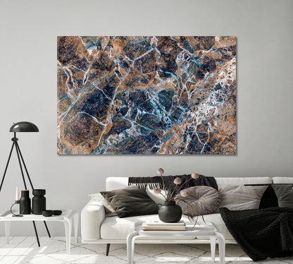 Natural Marble Stone Canvas Print-Canvas Print-CetArt-1 Panel-24x16 inches-CetArt