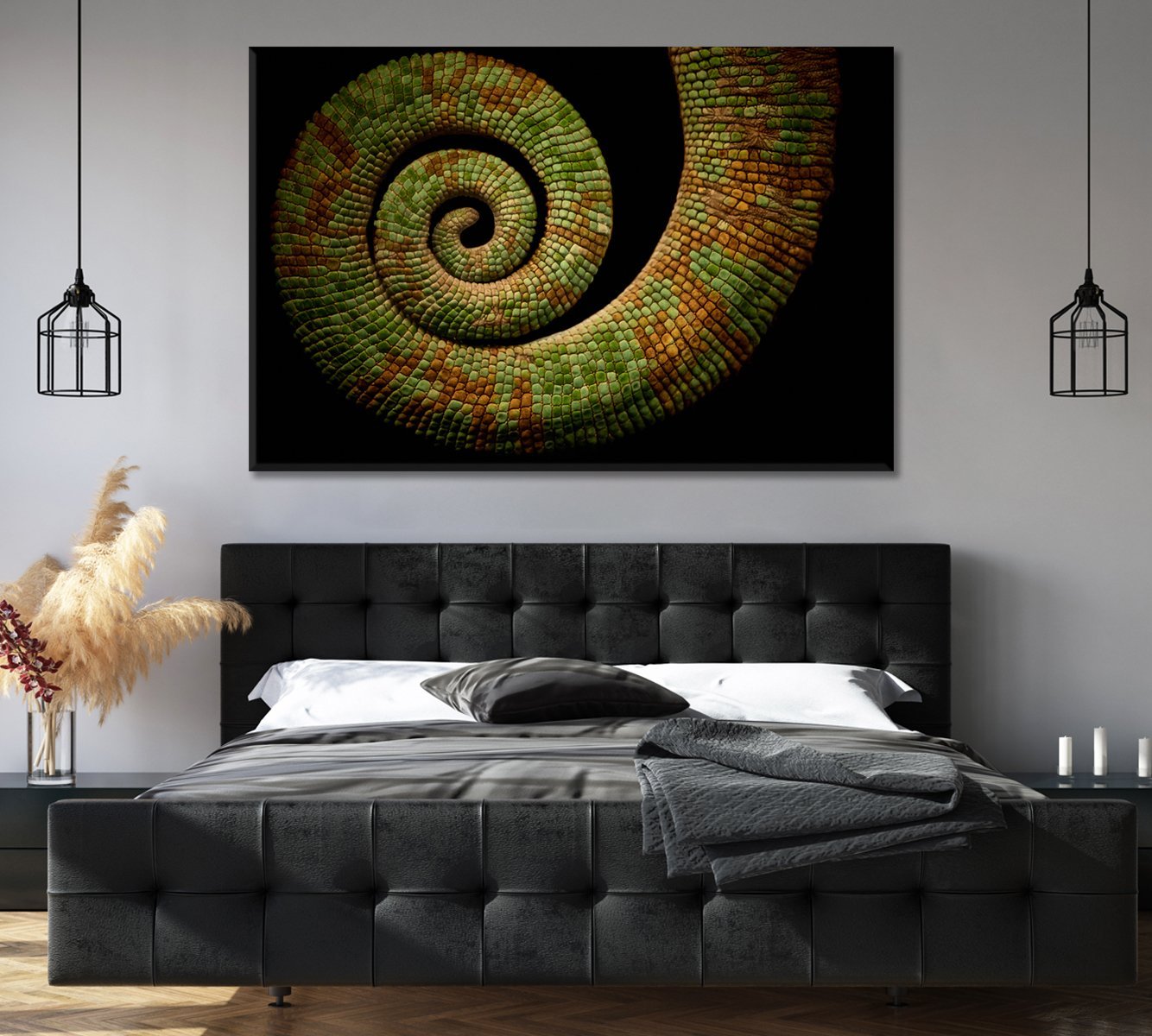 Chameleon Tail Canvas Print-Canvas Print-CetArt-1 Panel-24x16 inches-CetArt