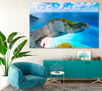 Zakynthos Island Greece Canvas Print-Canvas Print-CetArt-1 Panel-24x16 inches-CetArt