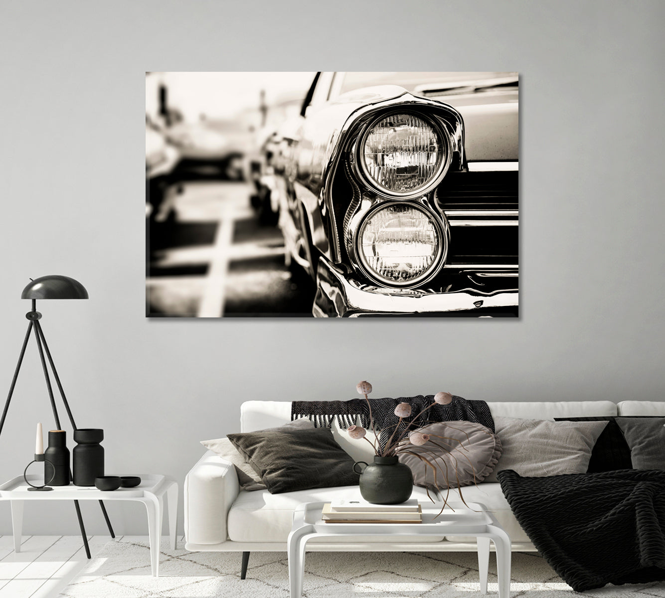 Classic Car Canvas Print-Canvas Print-CetArt-1 Panel-24x16 inches-CetArt