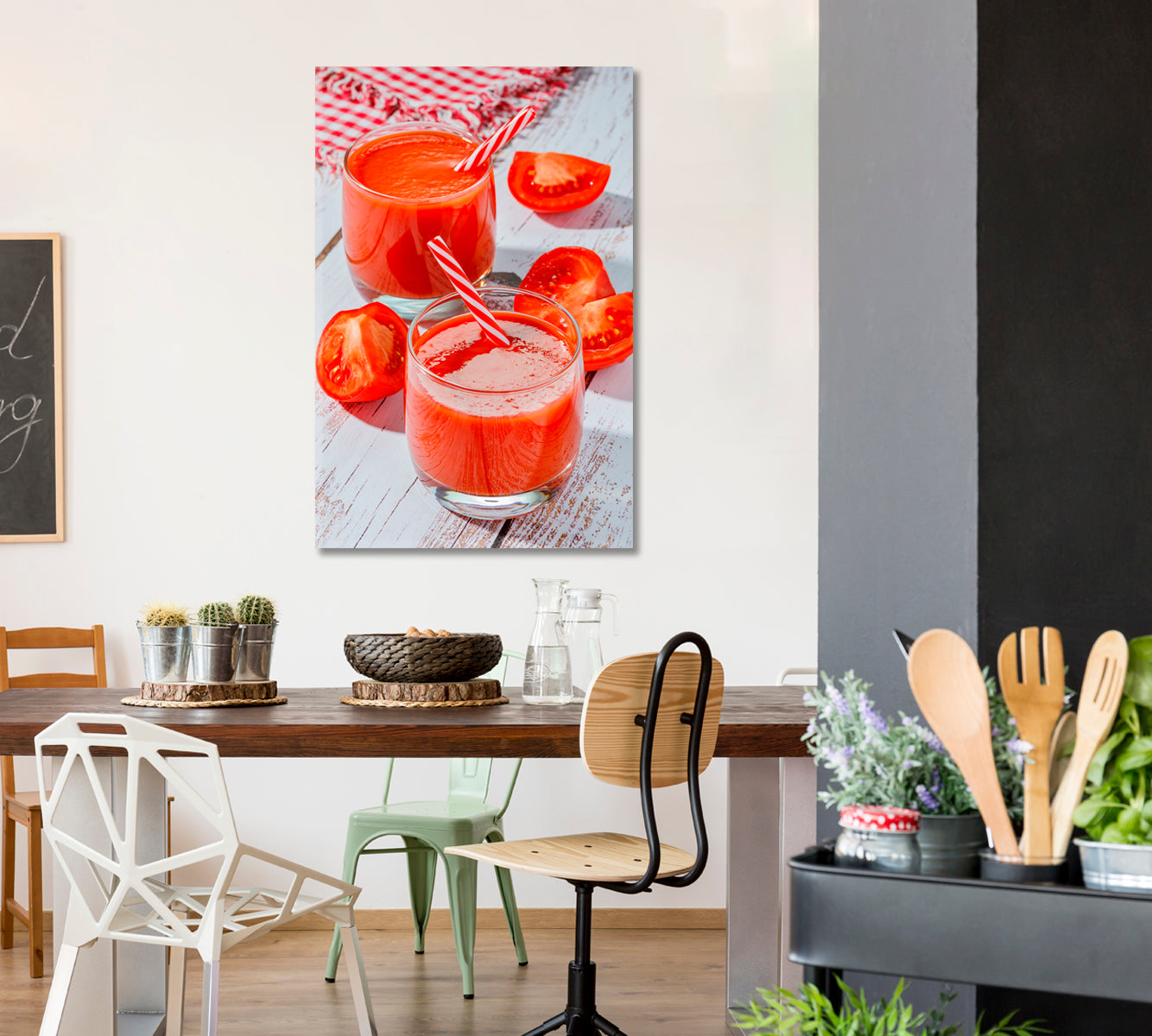 Tomato Juice Canvas Print-Canvas Print-CetArt-1 panel-16x24 inches-CetArt