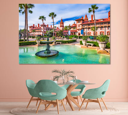 Saint Augustine City Florida United States Canvas Print-Canvas Print-CetArt-1 Panel-24x16 inches-CetArt