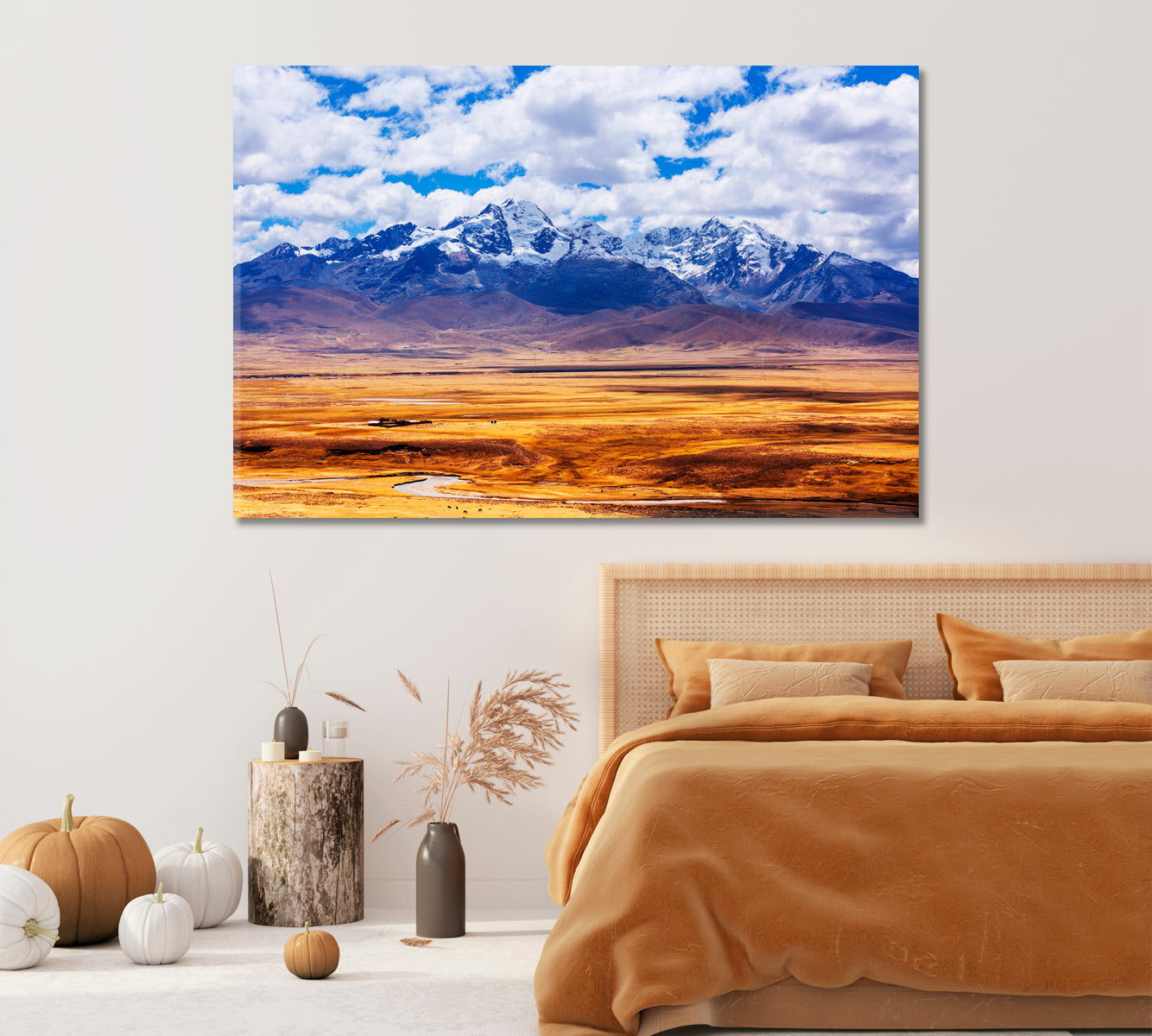 Cordillera Huayhuash Beautiful Mountains Landscapes Peru Canvas Print-Canvas Print-CetArt-1 Panel-24x16 inches-CetArt