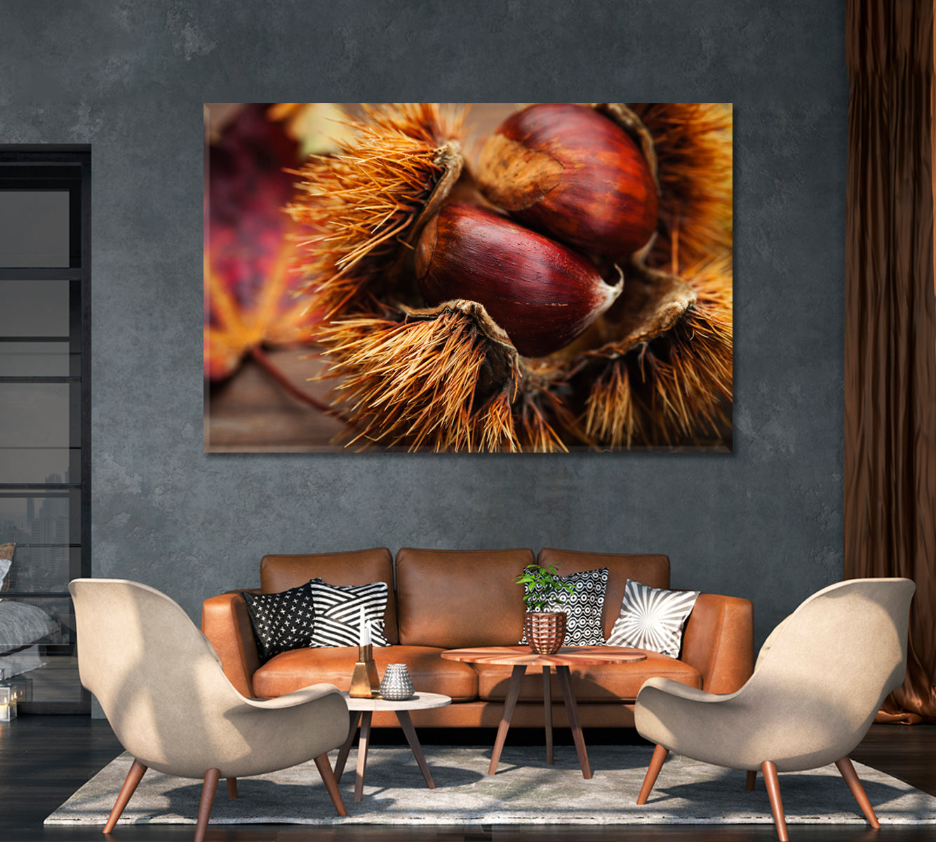 Сhestnuts Canvas Print-Canvas Print-CetArt-1 Panel-24x16 inches-CetArt