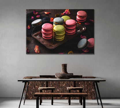 Macaron Cookies Canvas Print-Canvas Print-CetArt-1 Panel-24x16 inches-CetArt