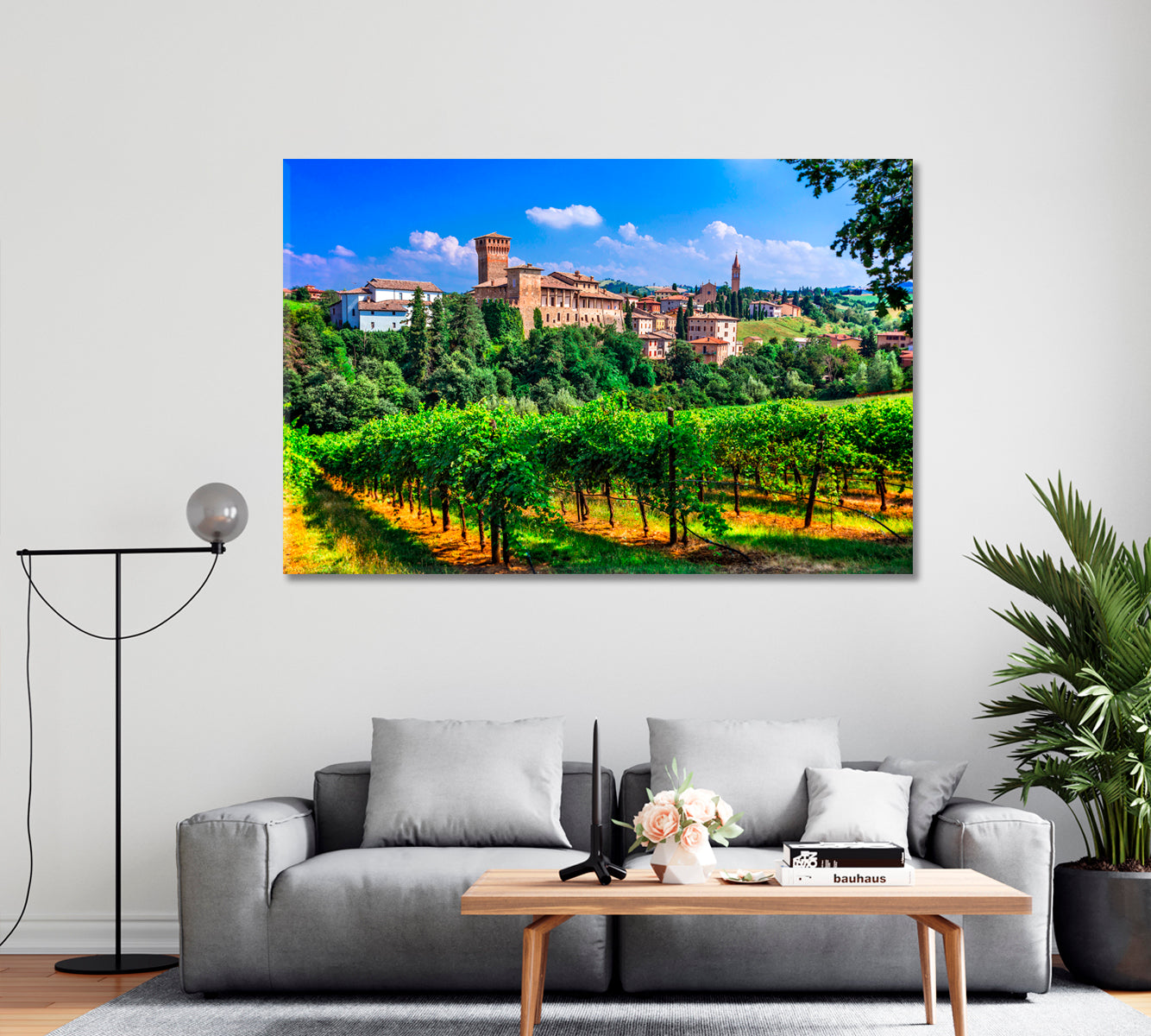 Medieval Castles in Italy Emilia Romagna Canvas Print-Canvas Print-CetArt-1 Panel-24x16 inches-CetArt