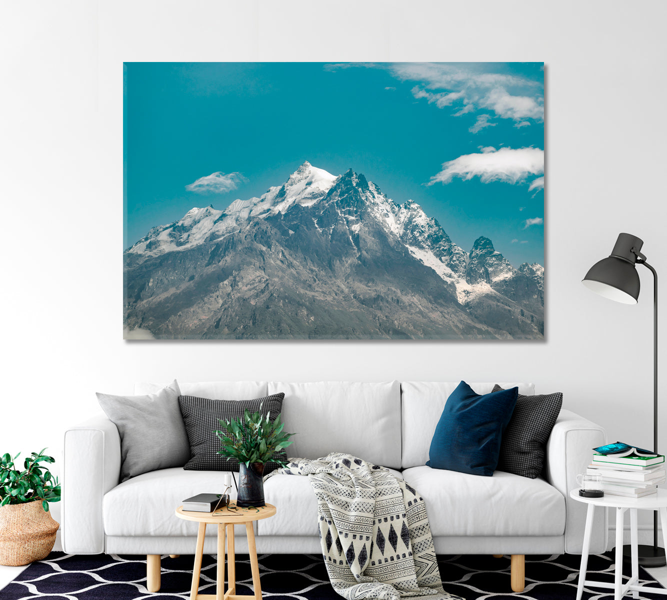 Himalayas Mountain Range Canvas Print-Canvas Print-CetArt-1 Panel-24x16 inches-CetArt