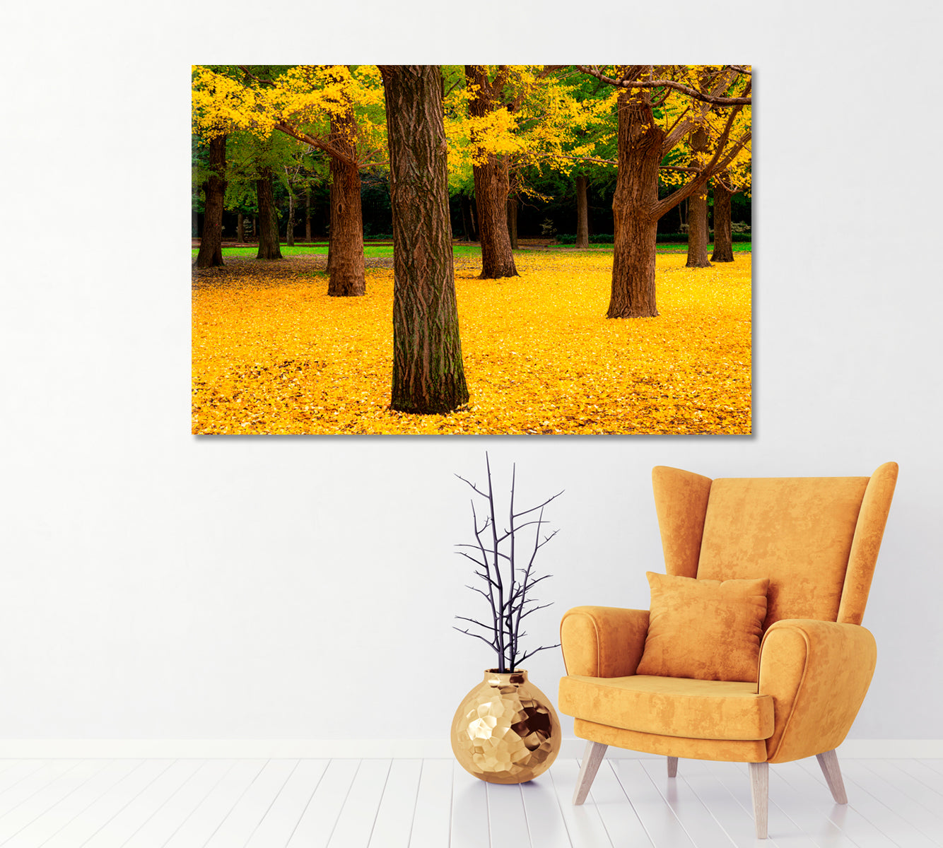 Yoyogi Park in Tokyo in Autumn Canvas Print-Canvas Print-CetArt-1 Panel-24x16 inches-CetArt