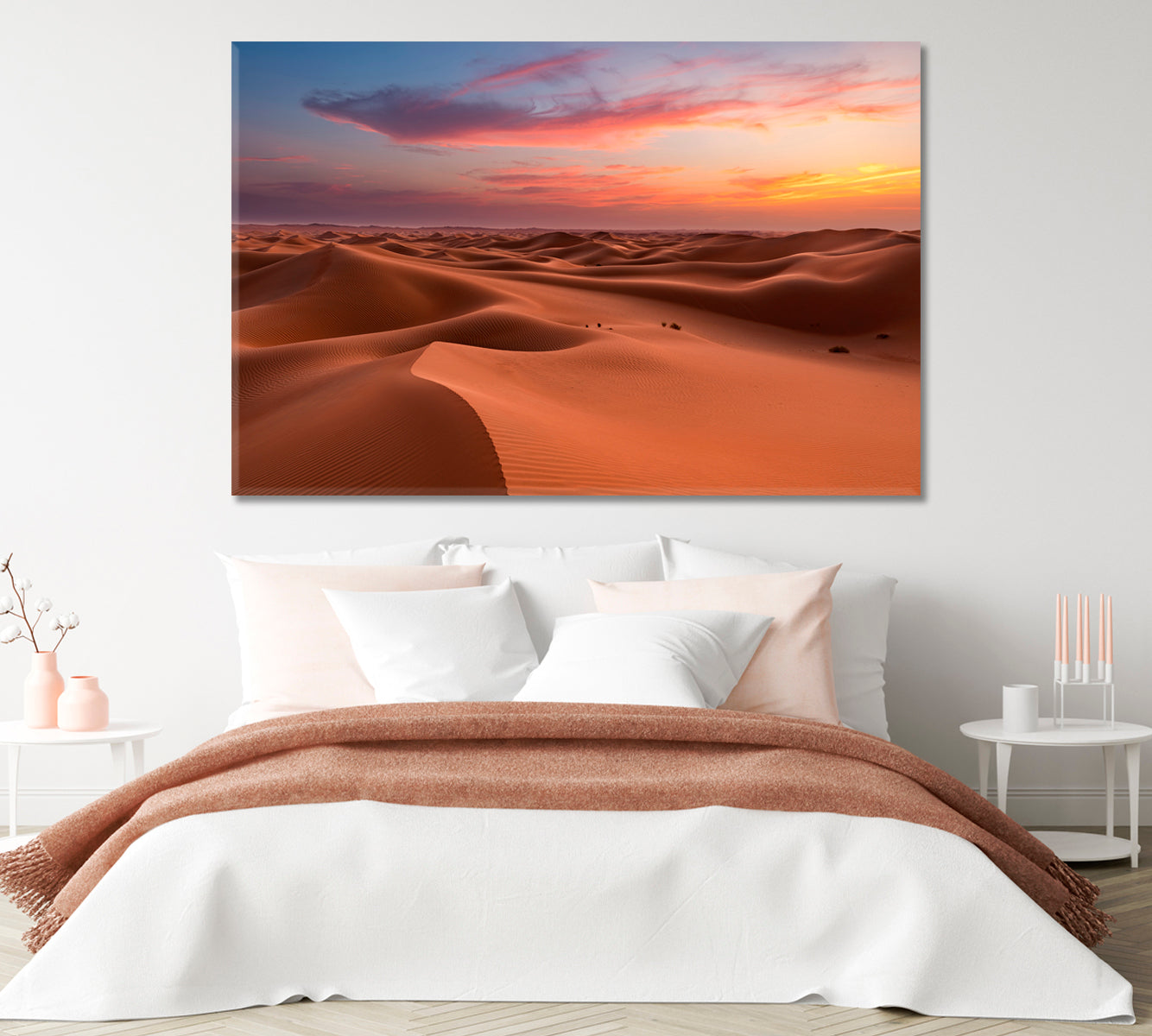 Sand Dunes in Liwa UAE Canvas Print-Canvas Print-CetArt-1 Panel-24x16 inches-CetArt