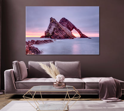 Bow Fiddle Rock Scotland Canvas Print-Canvas Print-CetArt-1 Panel-24x16 inches-CetArt