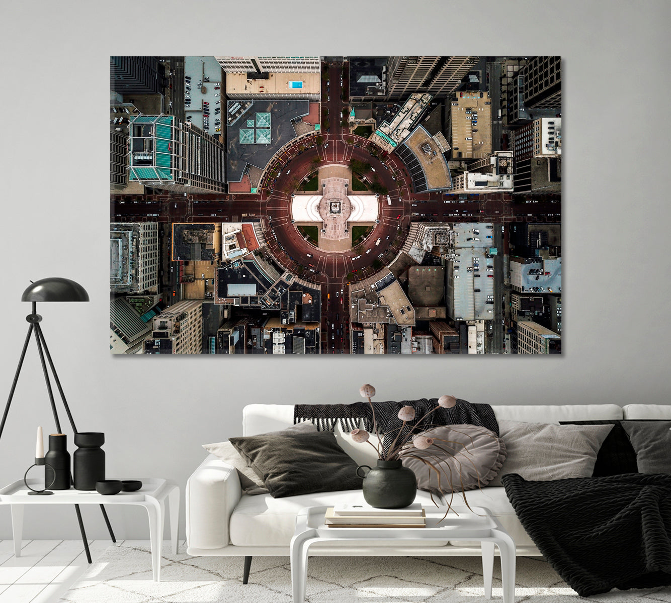 Austin City Skyline Canvas Print-Canvas Print-CetArt-1 Panel-24x16 inches-CetArt