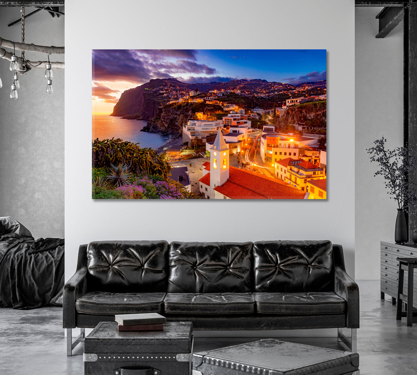 Camara de Lobos Madeira Island Portugal Canvas Print-Canvas Print-CetArt-1 Panel-24x16 inches-CetArt