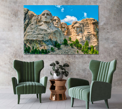 Mount Rushmore Canvas Print-Canvas Print-CetArt-1 Panel-24x16 inches-CetArt