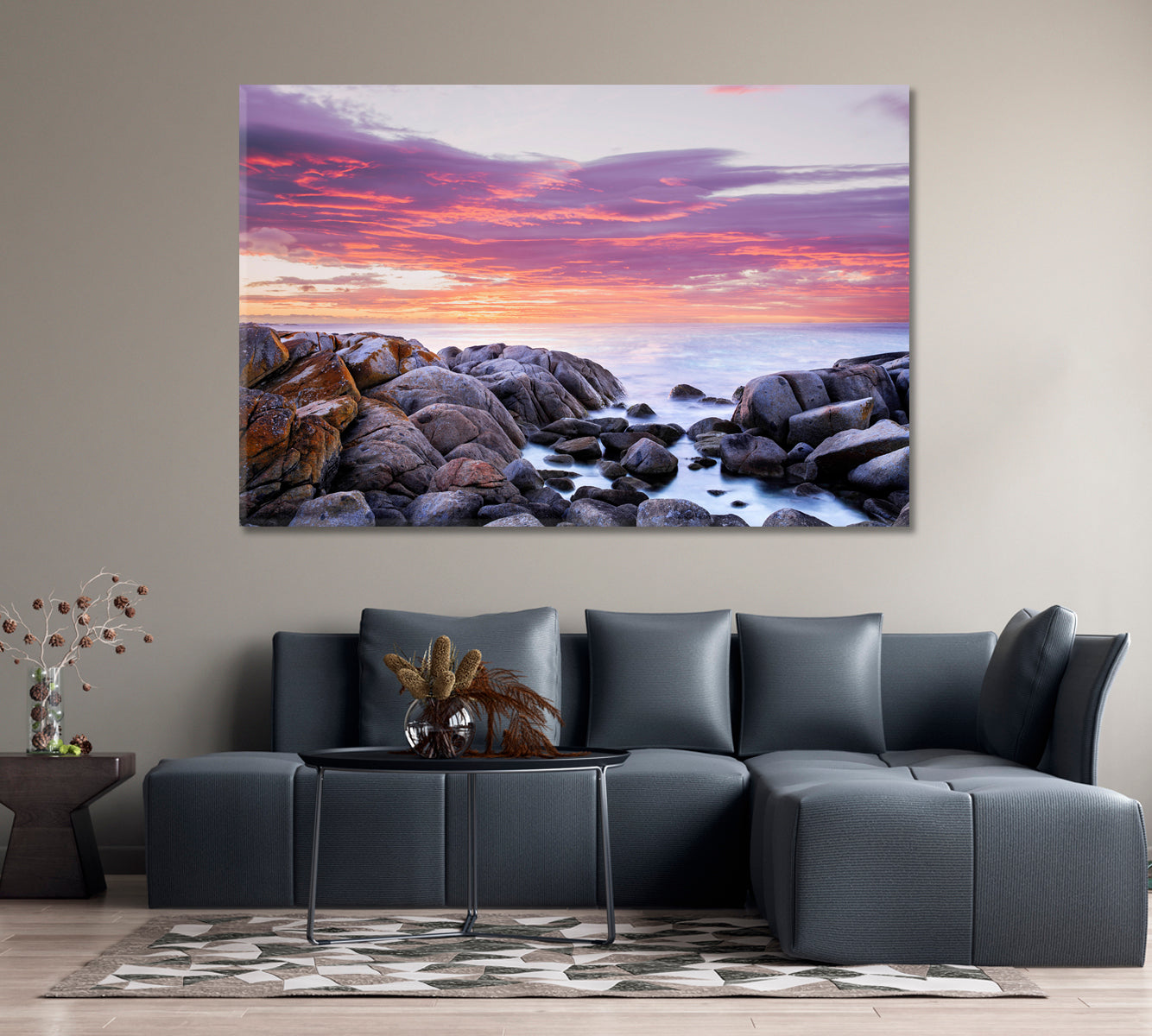 Bay of Fires Tasmania Canvas Print-Canvas Print-CetArt-1 Panel-24x16 inches-CetArt