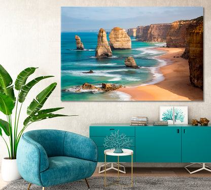 Rocks Twelve Apostles Australia Canvas Print-Canvas Print-CetArt-1 Panel-24x16 inches-CetArt