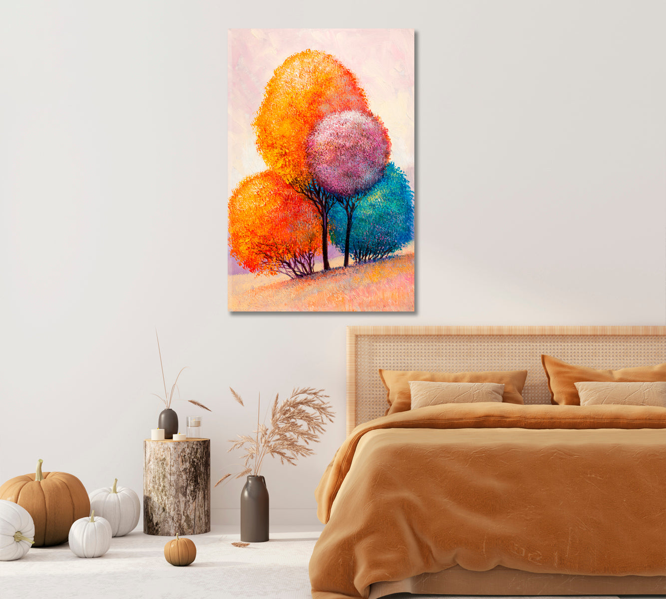 Colorful Autumn Forest Canvas Print-Canvas Print-CetArt-1 panel-16x24 inches-CetArt