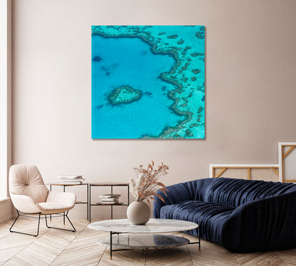 Great Barrier Reef Queensland Australia Canvas Print-Canvas Print-CetArt-1 panel-12x12 inches-CetArt