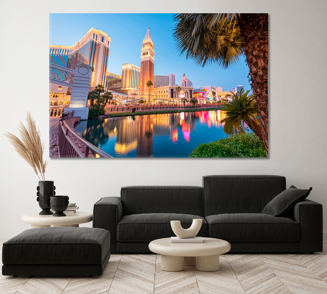 Las Vegas Cityscape Nevada USA Canvas Print-Canvas Print-CetArt-1 Panel-24x16 inches-CetArt