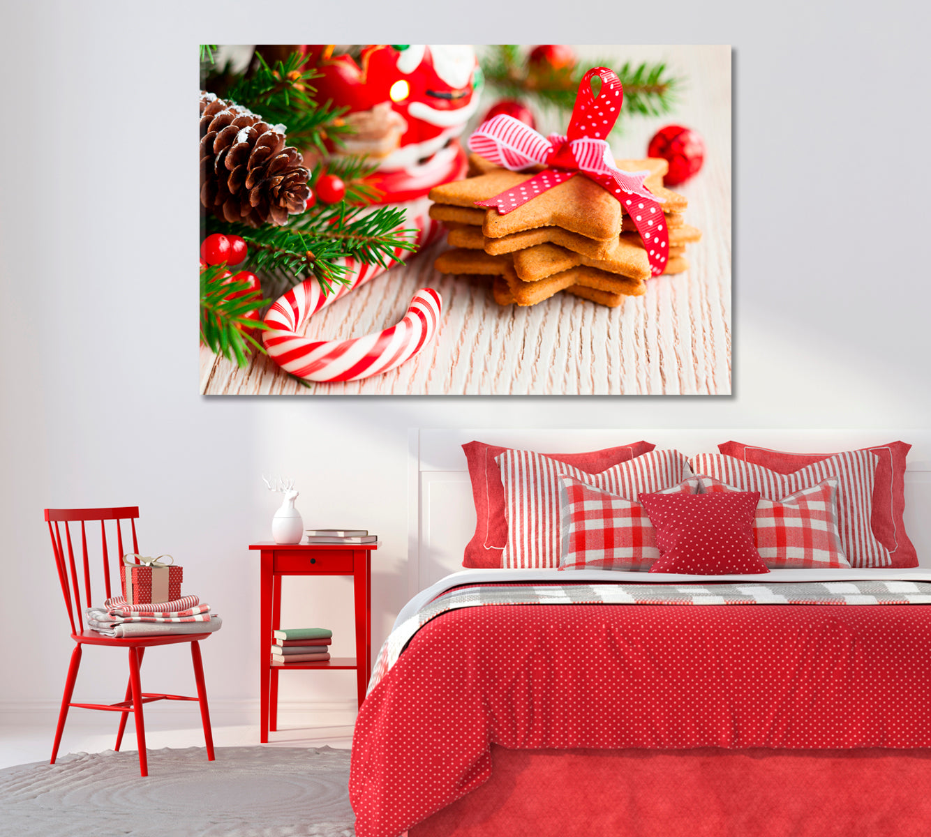 Christmas Cookies Canvas Print-Canvas Print-CetArt-1 Panel-24x16 inches-CetArt