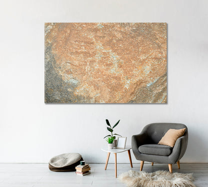 Stone Rock Grunge Canvas Print-Canvas Print-CetArt-1 Panel-24x16 inches-CetArt