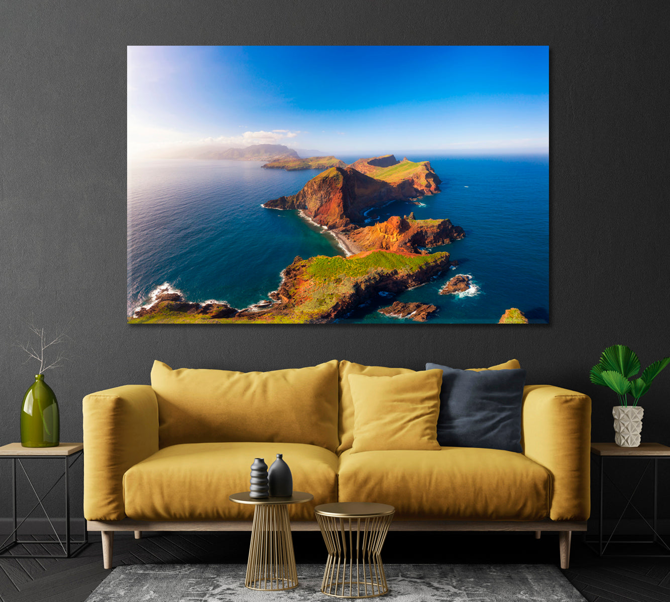 Ponta de Sao Lourenco Peninsula Madeira Islands Portugal Canvas Print-Canvas Print-CetArt-1 Panel-24x16 inches-CetArt