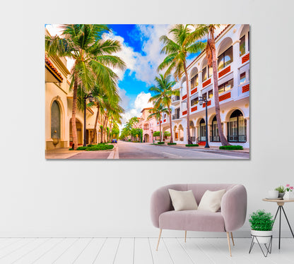 Palm Beach Florida USA Canvas Print-Canvas Print-CetArt-1 Panel-24x16 inches-CetArt