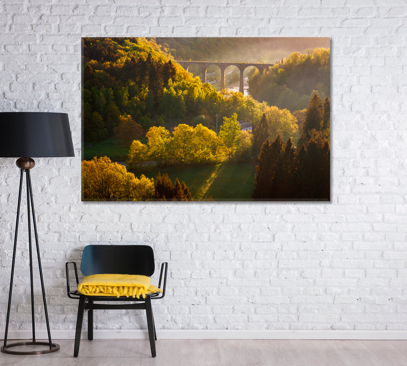 Luxembourg Viaduct Canvas Print-Canvas Print-CetArt-1 Panel-24x16 inches-CetArt