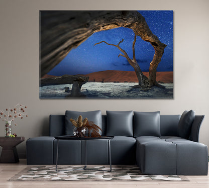 Sossusvlei Red Dunes of Namibia Canvas Print-Canvas Print-CetArt-1 Panel-24x16 inches-CetArt