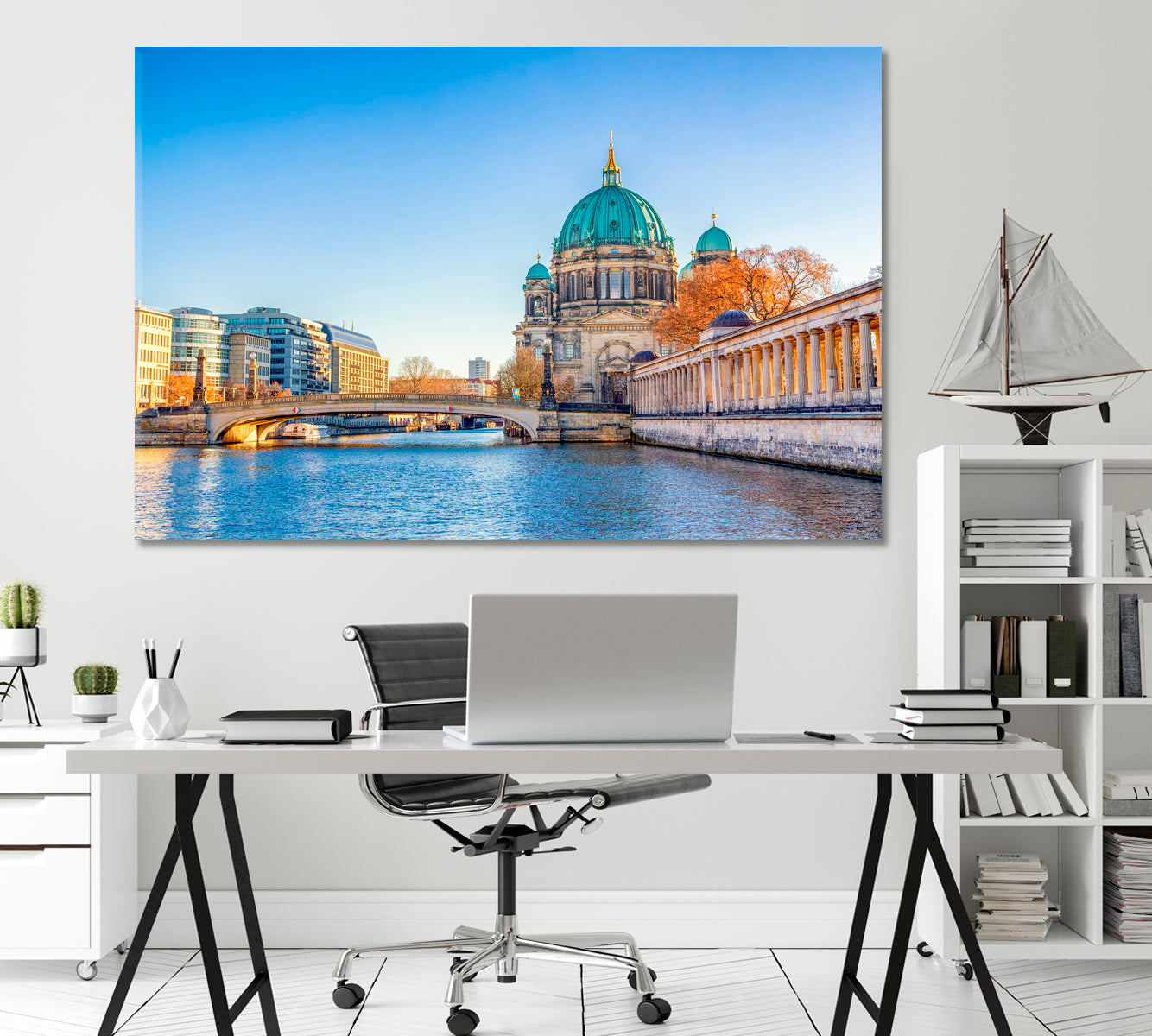 Berlin Cathedral Germany Canvas Print-Canvas Print-CetArt-1 Panel-24x16 inches-CetArt