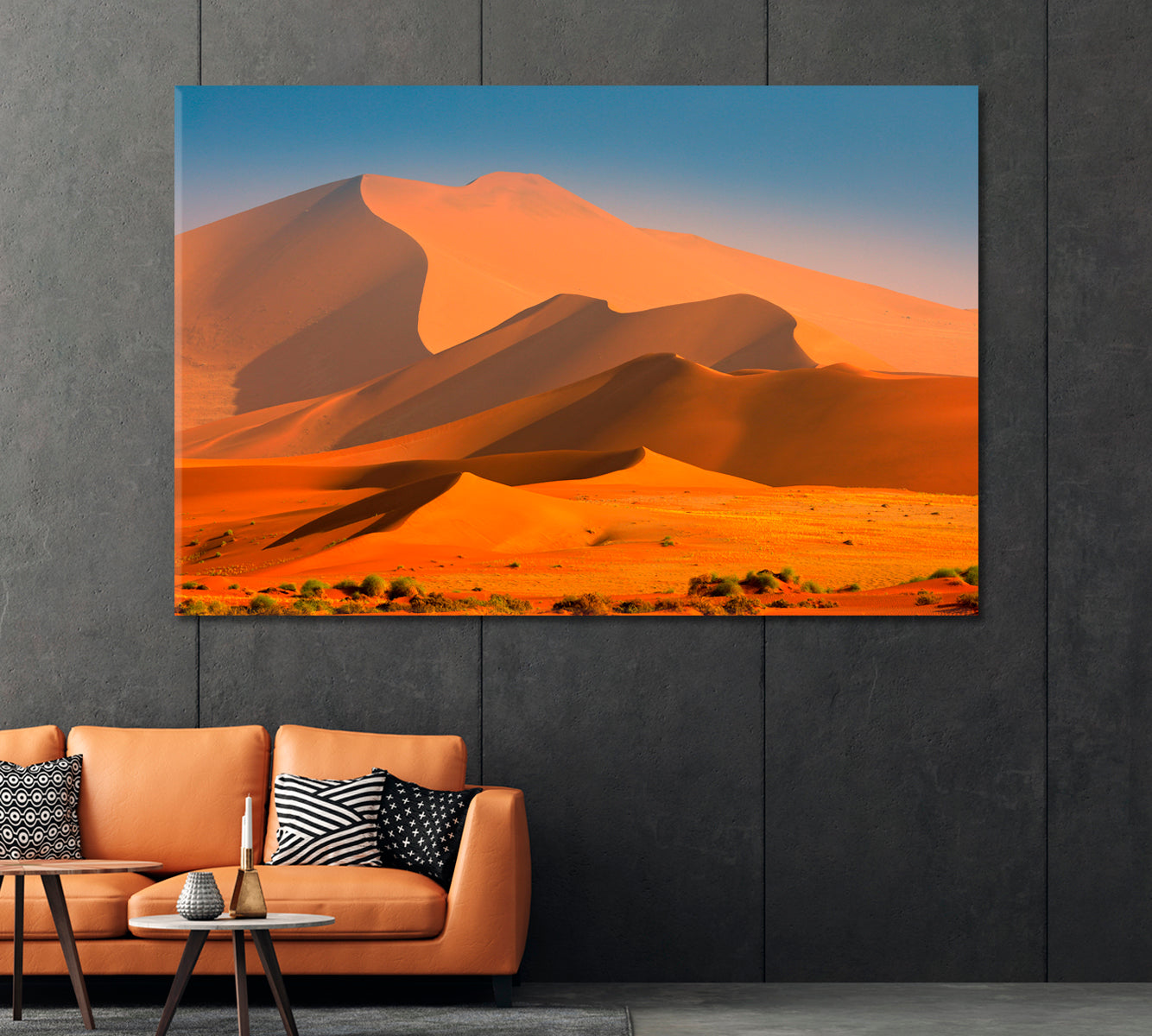 Great Orange Dune in Namib Desert South Africa Canvas Print-Canvas Print-CetArt-1 Panel-24x16 inches-CetArt