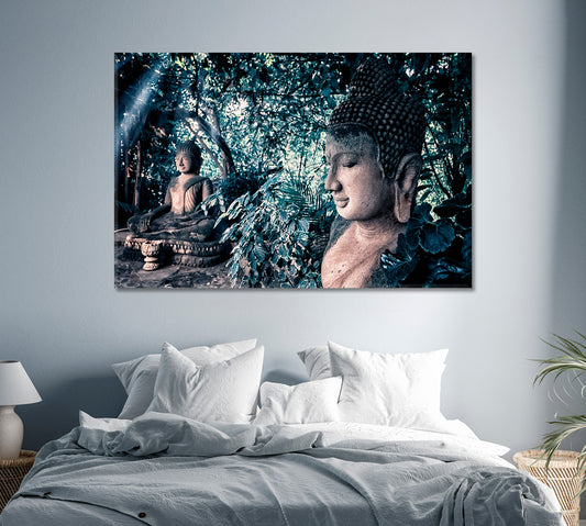 Buddha Statue in Phnom Penh Cambodia Canvas Print-Canvas Print-CetArt-1 Panel-24x16 inches-CetArt