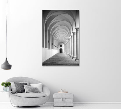 Arch in Building Dresden Germany Canvas Print-Canvas Print-CetArt-1 panel-16x24 inches-CetArt