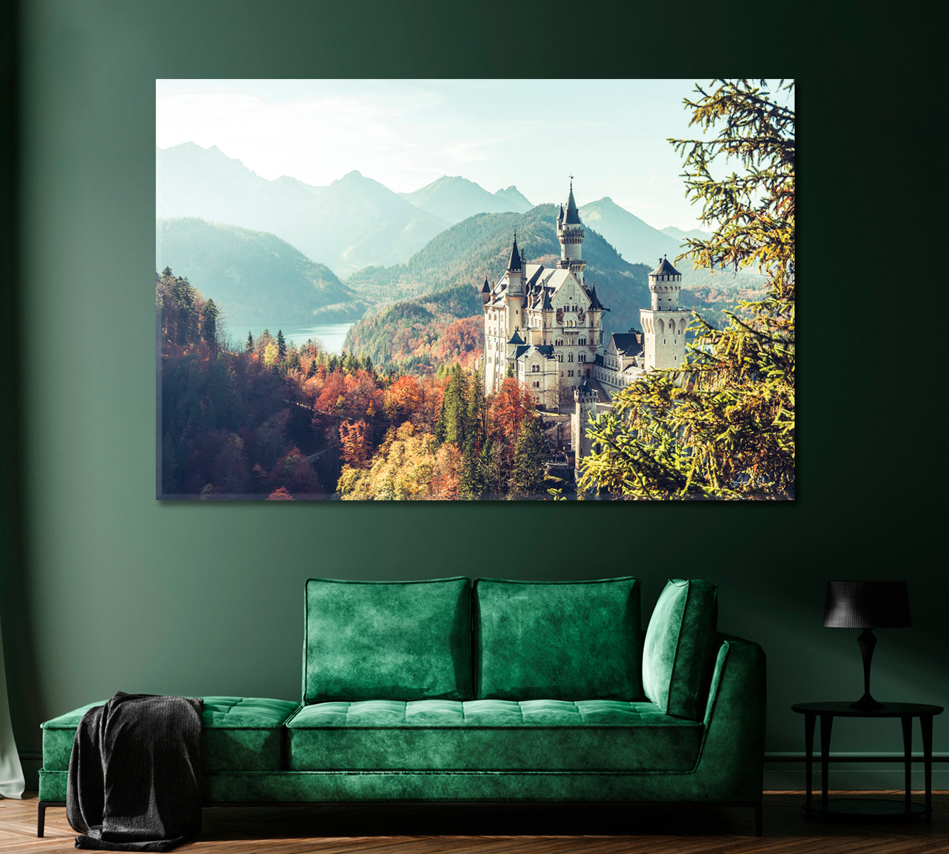 Neuschwanstein Castle Germany Canvas Print-Canvas Print-CetArt-1 Panel-24x16 inches-CetArt