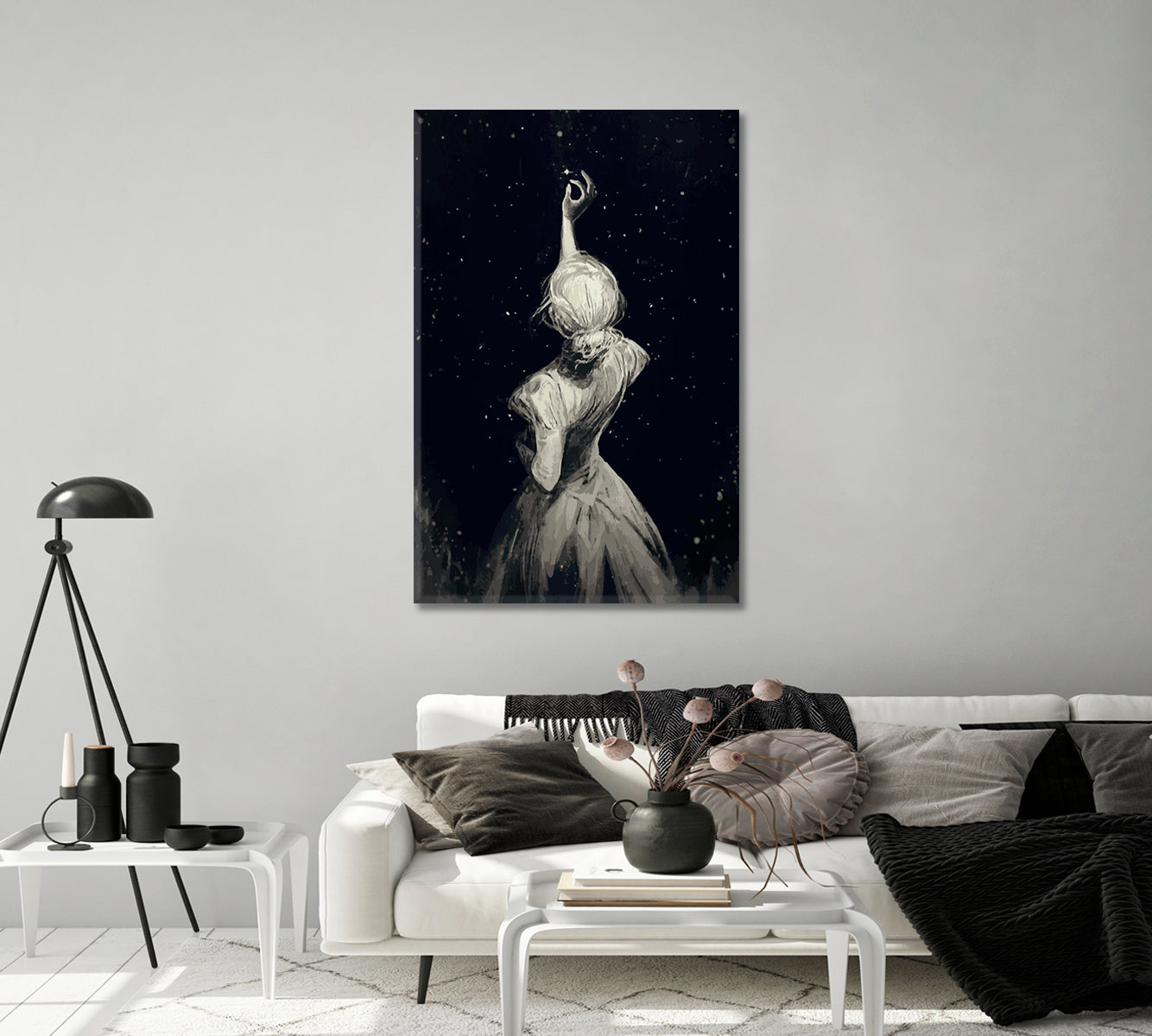 Shooting Star Canvas Print-Canvas Print-CetArt-1 panel-16x24 inches-CetArt