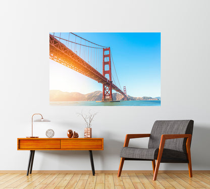 San Francisco Golden Gate Bridge Canvas Print-Canvas Print-CetArt-1 Panel-24x16 inches-CetArt