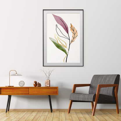 Line Art Minimalist Leaves Decorations For Home Poster-Vertical Posters NOT FRAMED-CetArt-8″x10″ inches-CetArt