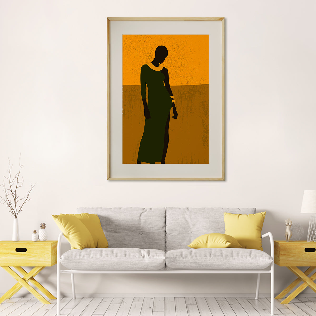 African Woman Silhouette My Poster Wall-Vertical Posters NOT FRAMED-CetArt-8″x10″ inches-CetArt