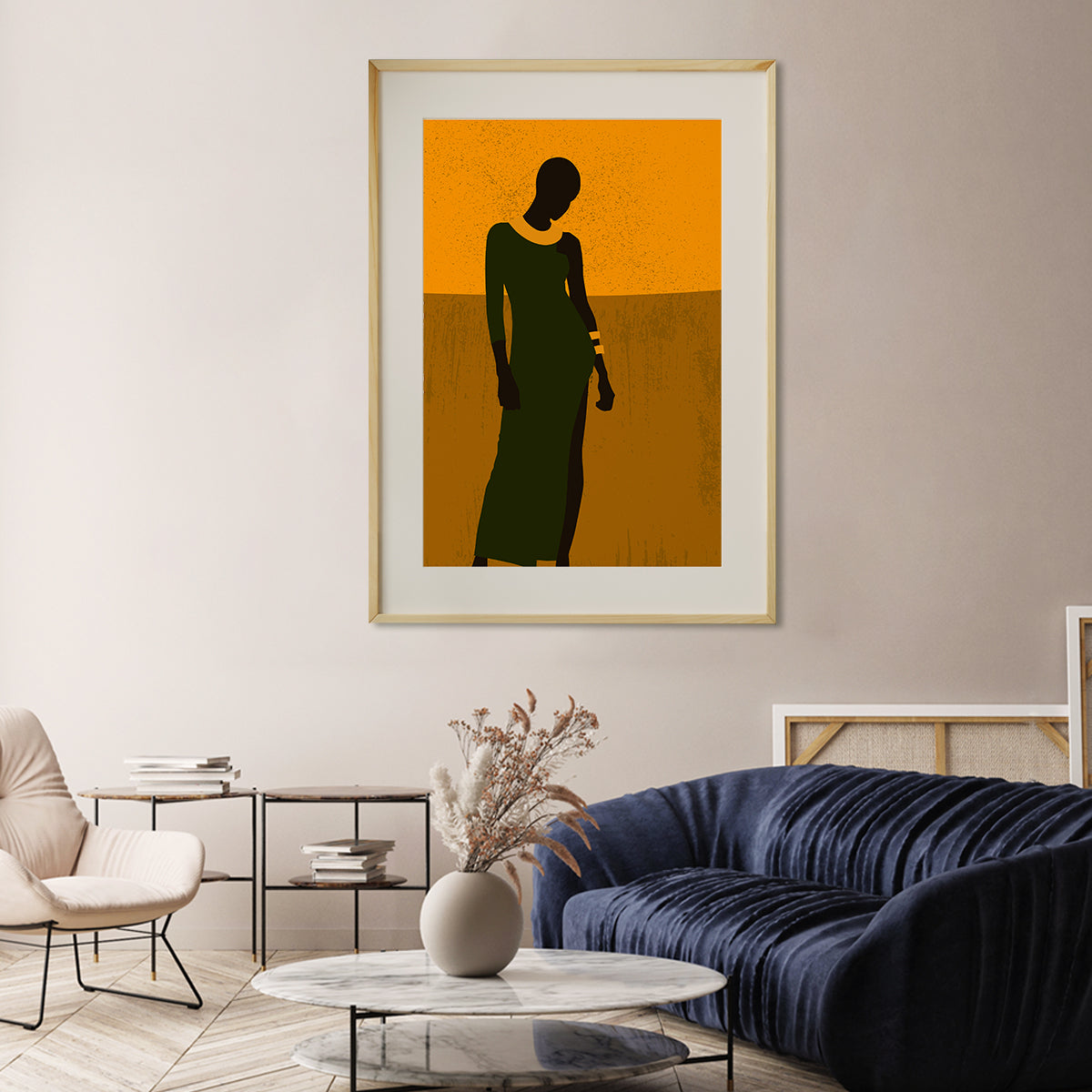 African Woman Silhouette My Poster Wall-Vertical Posters NOT FRAMED-CetArt-8″x10″ inches-CetArt