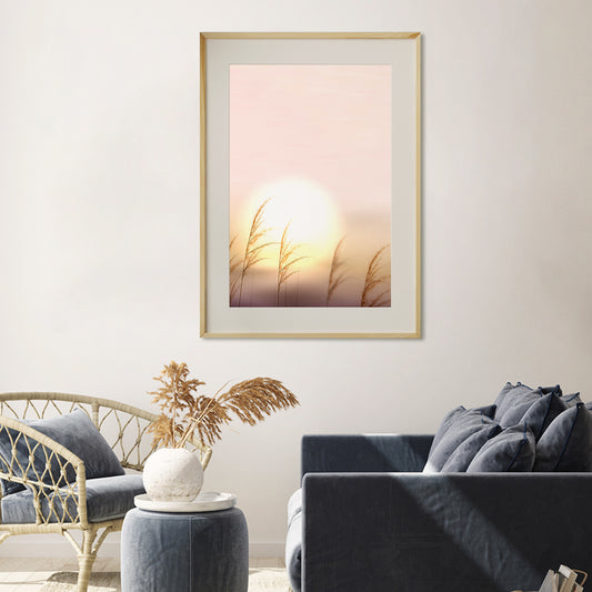 Pampas Grass Beige Poster Wall Art Print-Vertical Posters NOT FRAMED-CetArt-8″x10″ inches-CetArt