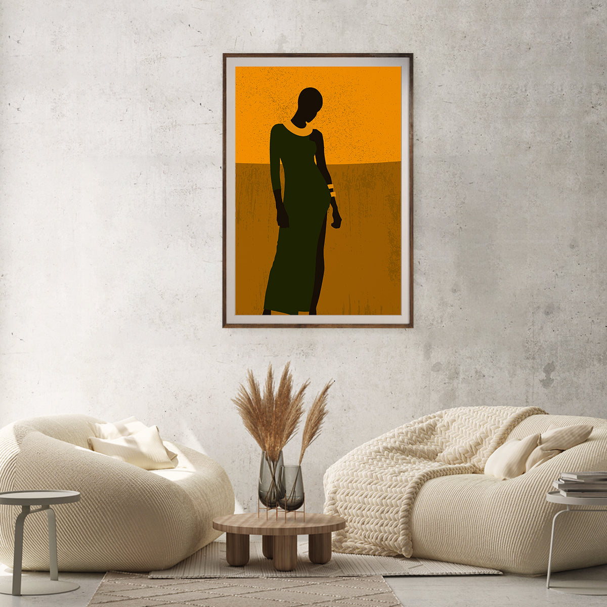 African Woman Silhouette My Poster Wall-Vertical Posters NOT FRAMED-CetArt-8″x10″ inches-CetArt