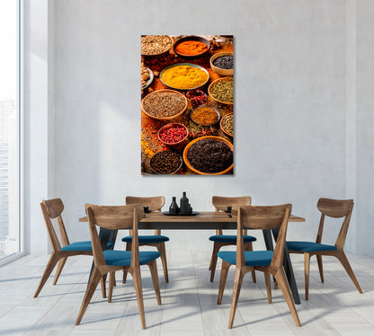 Colorful Spices Canvas Print-Canvas Print-CetArt-1 panel-16x24 inches-CetArt