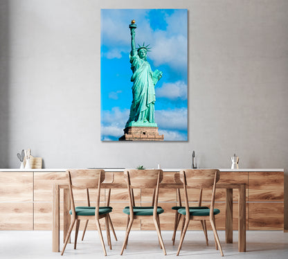 Statue of Liberty New York USA Canvas Print-Canvas Print-CetArt-1 panel-16x24 inches-CetArt