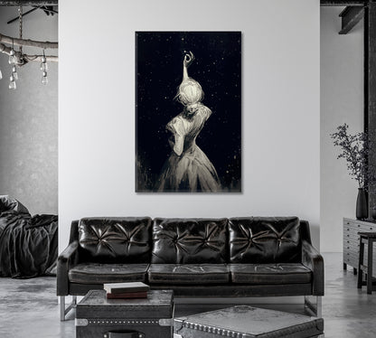 Shooting Star Canvas Print-Canvas Print-CetArt-1 panel-16x24 inches-CetArt