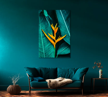 Bird of Paradise Crane Flower Canvas Print-Canvas Print-CetArt-1 panel-16x24 inches-CetArt