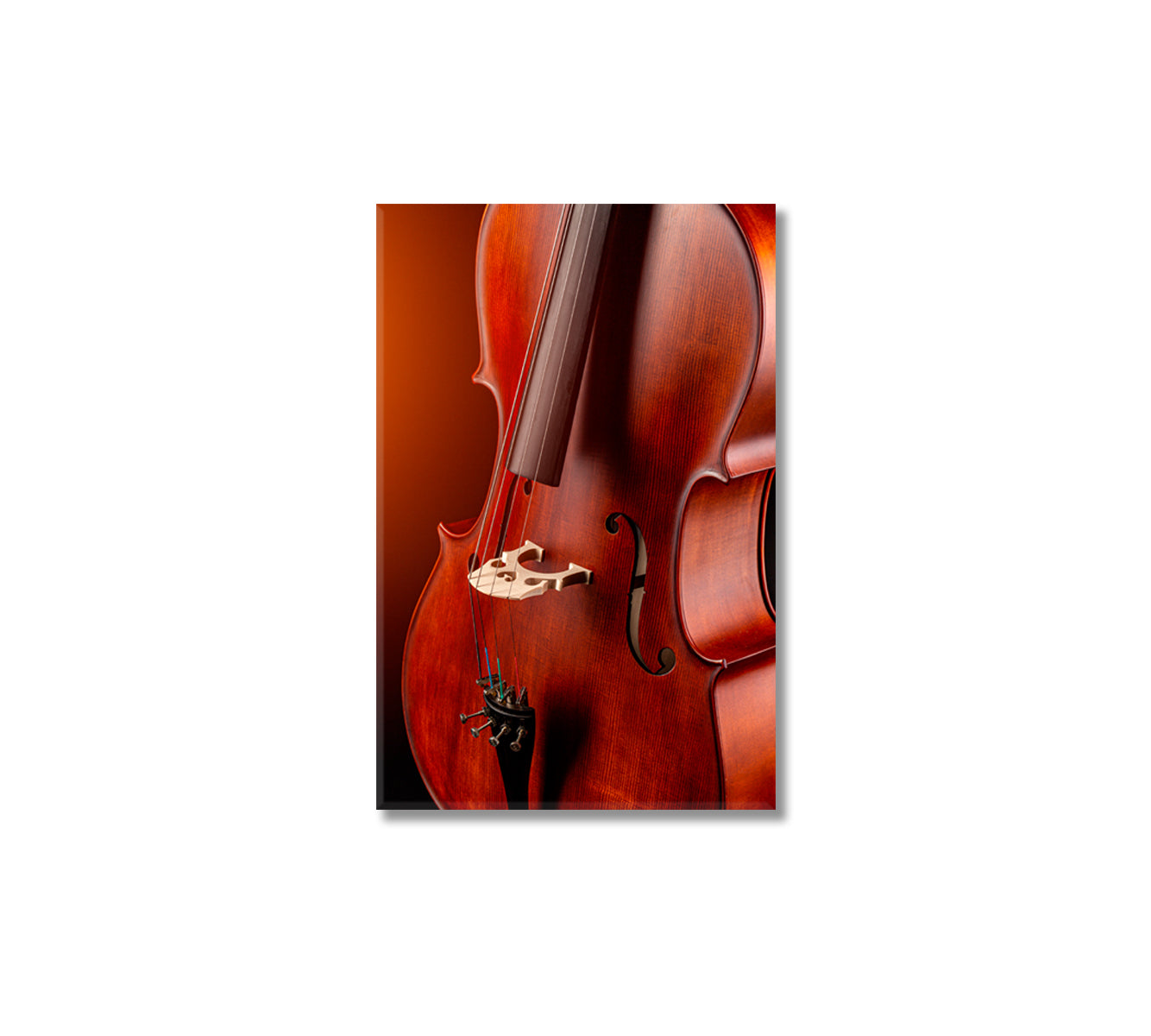 Cello Canvas Print-Canvas Print-CetArt-1 panel-16x24 inches-CetArt