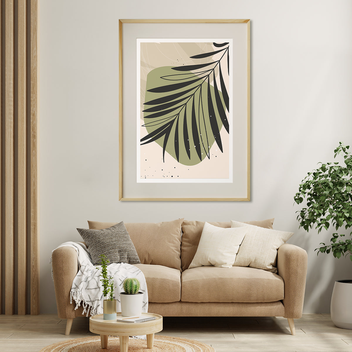 Minimalist Art Green Leaves Poster Wall Art Decor-Vertical Posters NOT FRAMED-CetArt-8″x10″ inches-CetArt