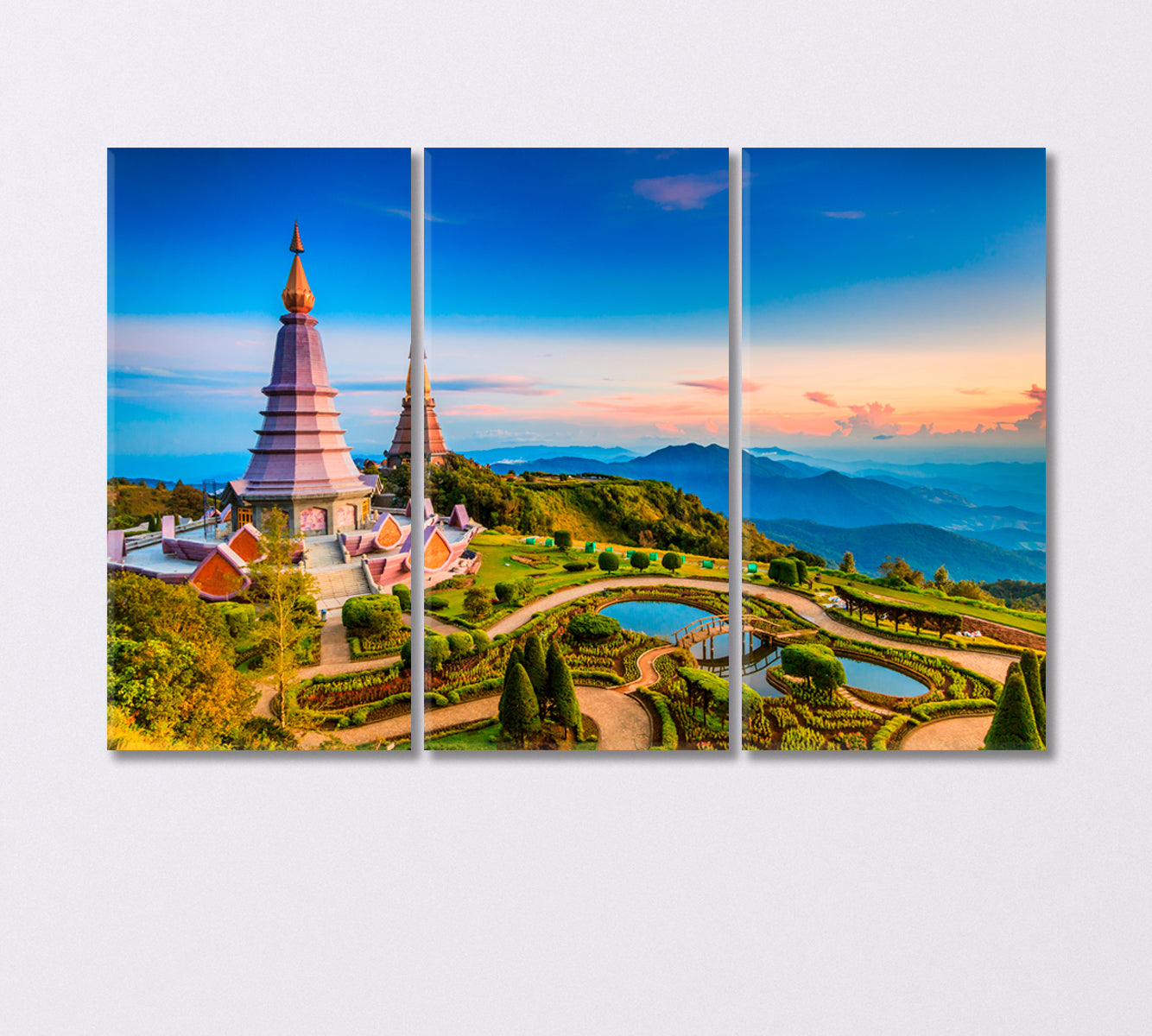 Doi Inthanon National Park Thailand Canvas Print-Canvas Print-CetArt-3 Panels-36x24 inches-CetArt