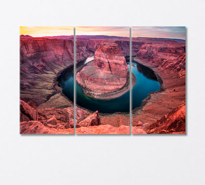 National Park Grand Canyon Arizona USA Canvas Print-Canvas Print-CetArt-3 Panels-36x24 inches-CetArt