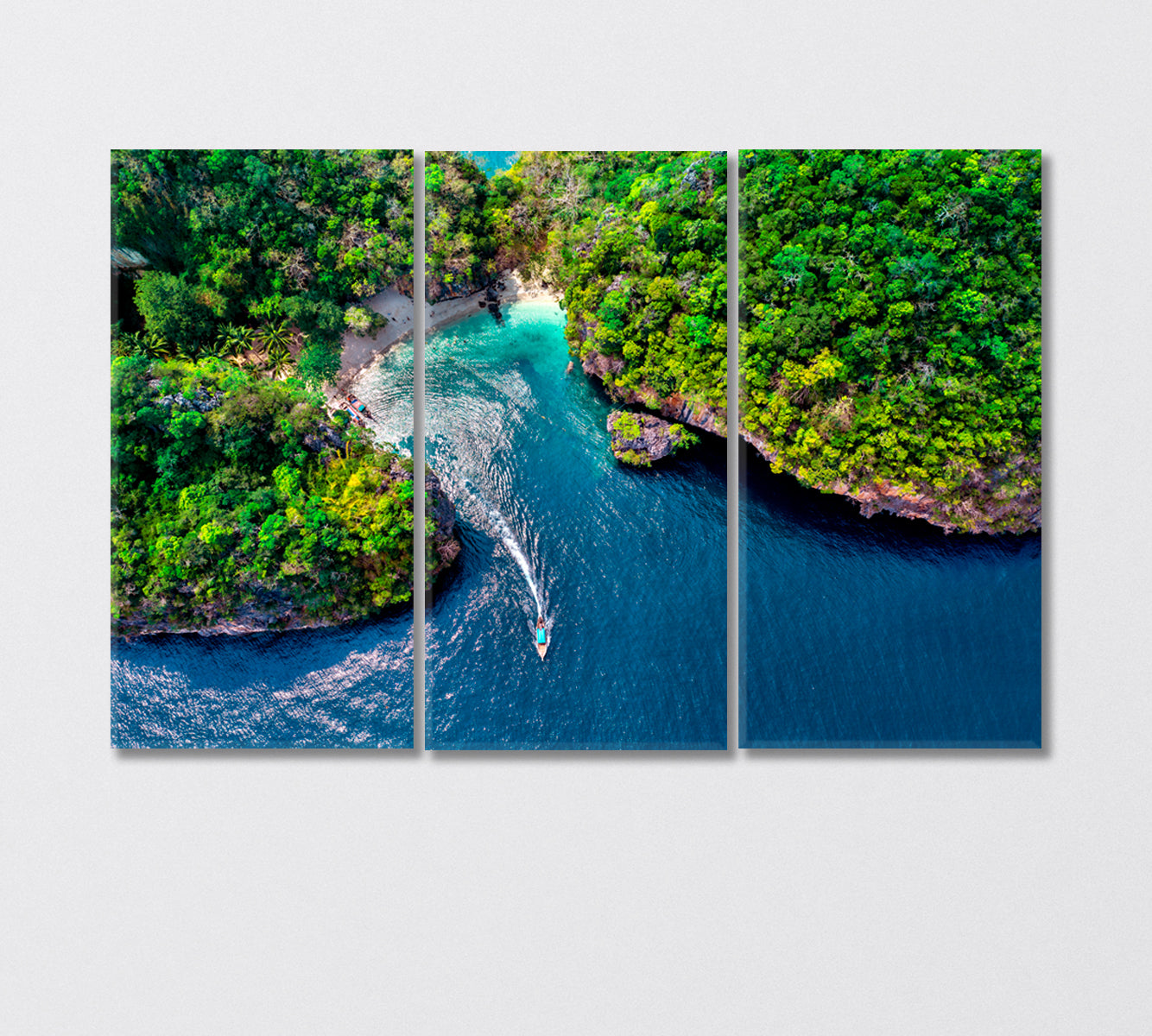 Koh Lao Lading Island Thailand Canvas Print-Canvas Print-CetArt-3 Panels-36x24 inches-CetArt